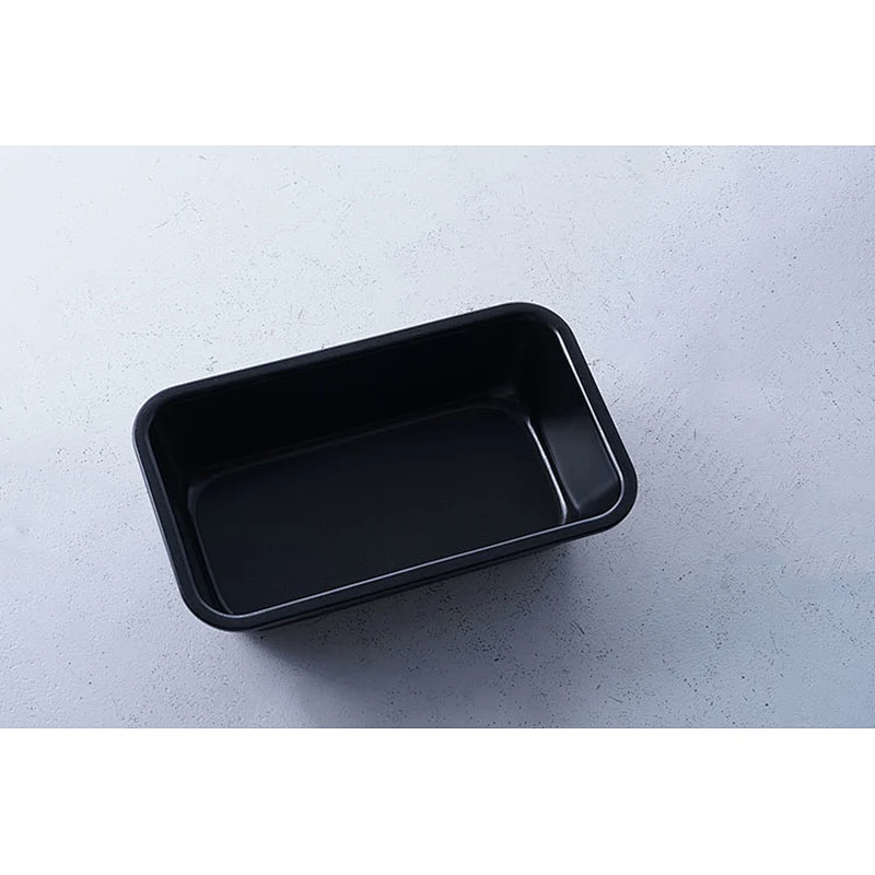 Professional supplier OEM ODM black rectangular oven safe bakeware small carbon steel nonstick baking tray