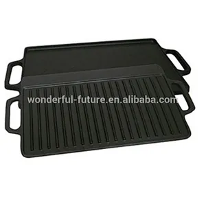 cast iron pan,cast iron preseasoned fry pan,cast iron enamel grill pan