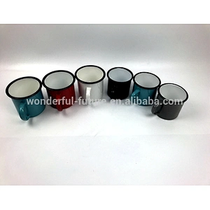 Carbon steel enamel cup,White enamel cup,Enamel tea cup,Carbon steel mug,carbon steel enamel water cup,carbon steel jug,