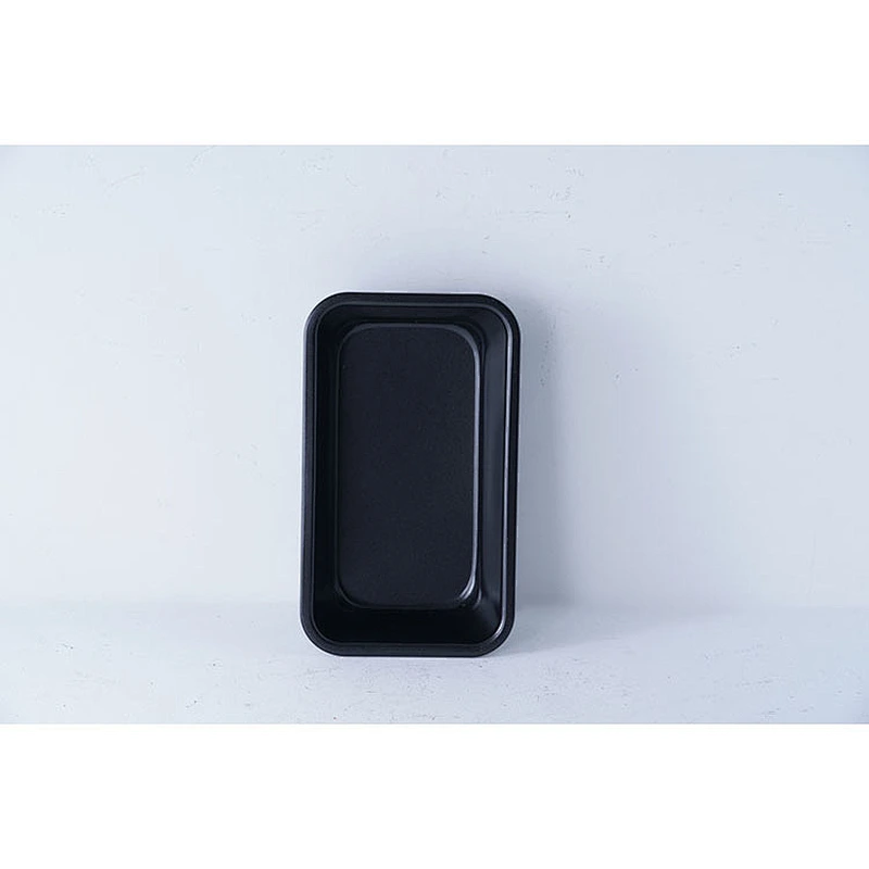 Professional supplier OEM ODM black rectangular oven safe bakeware small carbon steel nonstick baking tray