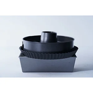 Hot sale household durable practical rectangle round doughnut shape cake mold bakeware sets for cake decorating