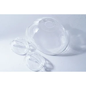 Wholesale multifunction tableware durable transparent salad dipping bowl snack serving bowl set