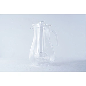 Hot sale OEM ODM household fashionable decorative good quality plastic fruit infusion water filter pitcher bottle with lid