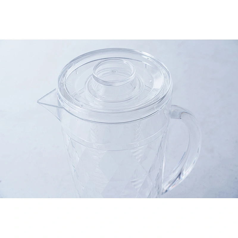 Wholesale accept customziedbrand multifunction plastic fruit infusion water filter pitcher bottle with lid