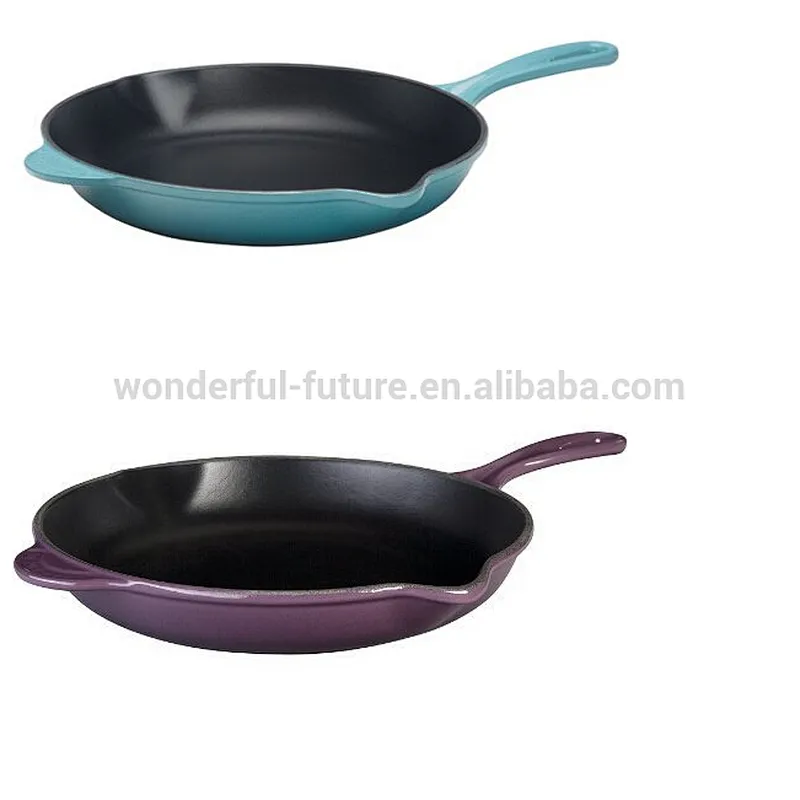 cast iron preseasoned fry pan,cast iron enamel frying pan/skillet