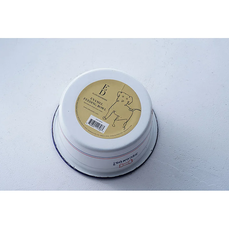 Wholesale good quality household restaurant special printing body metal carbon steel enamel storage soup salad bowl