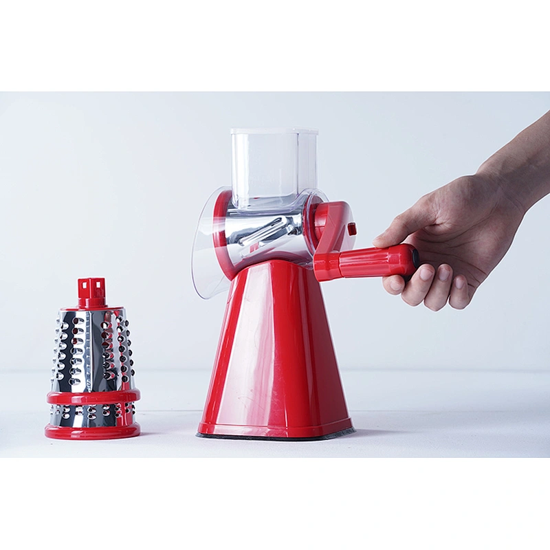 ABS SS 3 in 1 vegetable cutter spiralizer slicer veggie food cutter chopper kitchen cooking tools drum grater with 3 blades