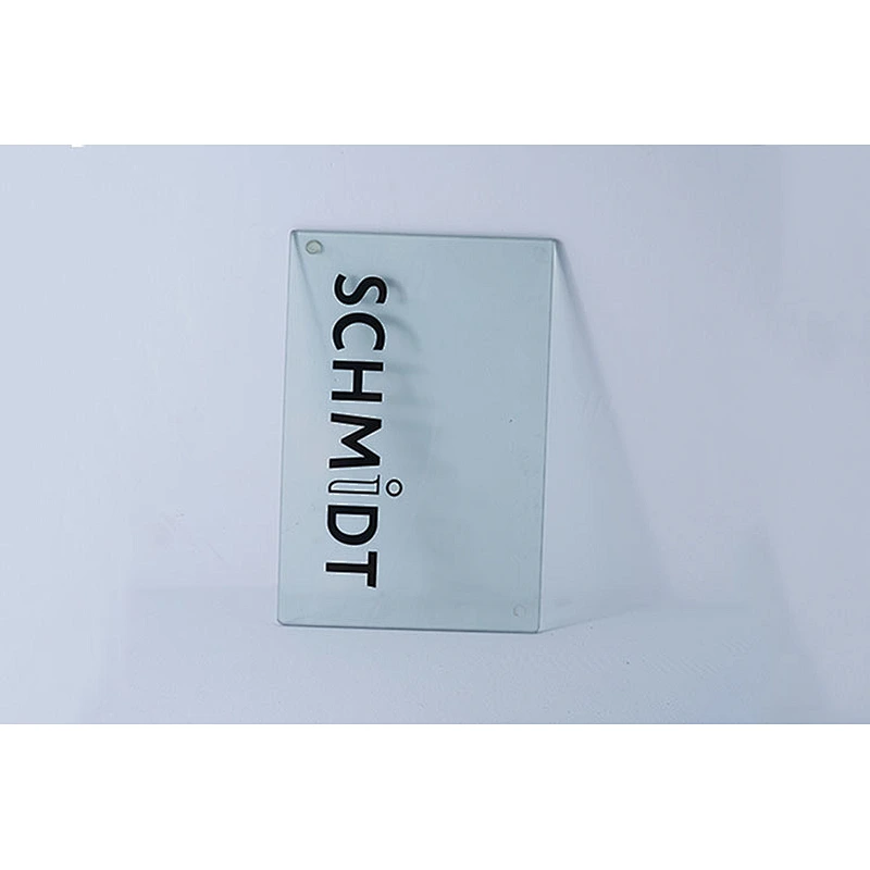 Wholesale kitchen tools irregular shape painting printed tempered glass kitchen chopping board cutting board with handle