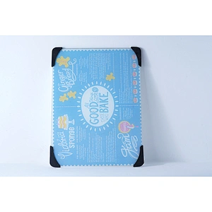 Wholesale kitchen tools rectangular circle pattern printed tempered glass chopping board cutting boards
