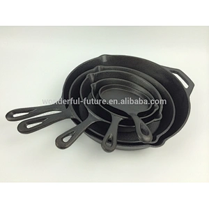 cast iron pan,cast iron preseasoned fry pan, skillet set