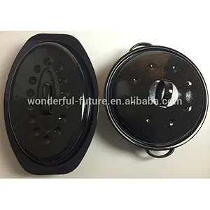Enamel Coated pot,Enamel roasting Pan ,Enamel Round Roaster , round self basting roaster,Roast chicken machine,