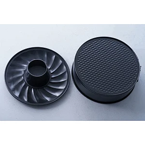 Hot sale practical durable universial design round large fondant cake decorating mold decor bakeware set
