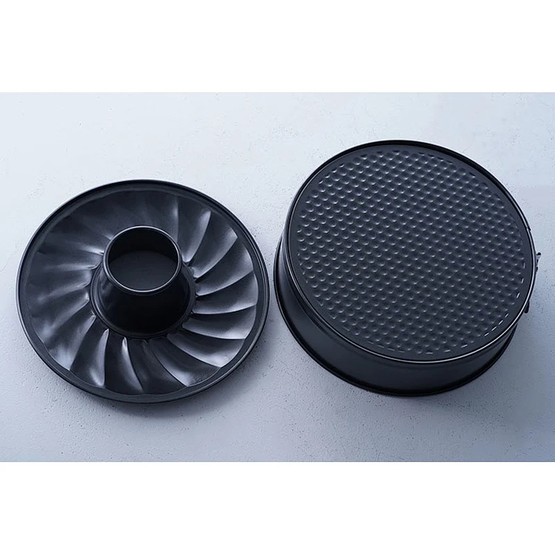 Hot sale practical durable universial design round large fondant cake decorating mold decor bakeware set