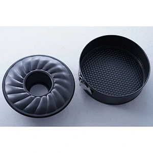 Hot sale practical durable universial design round large fondant cake decorating mold decor bakeware set