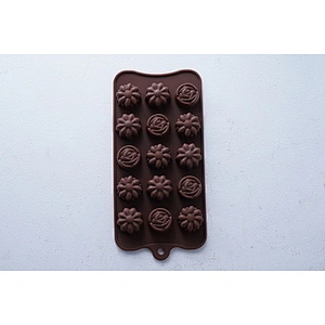 Wholesale accept custom brand good quality red ice chocolate pudding cake round small silicone  molds