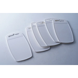 Wholesale universal white rectangular vegetable chopping board plastic cutting board kitchen pp
