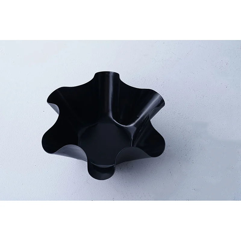 Wholesale professional Mexican tortilla tins 6 pieces set black small carbon steel non stick coating cute cake cup molds tin