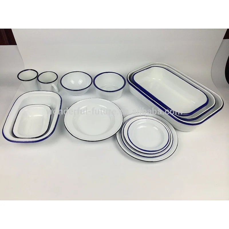 Carbon steel enameled dishes,Carbon steel enameled plates,Carbon steel enameled cookware,Carbon steel enameled tablewares