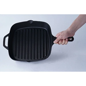 Wholesale OEM ODM good quality cheap price black nonstick cast iron preseasoned skillet fry pan cast iron cookware