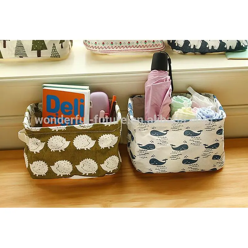 Cloth baskets,Storage basket,Receiving baskets,Storage box,Pure cotton baskets; Multifunctional Storage basket
