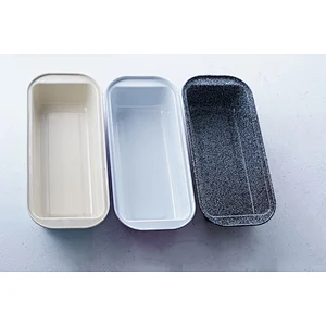 Colorful rectangle high temperature resistance non-stick carbon steel baking cake mold cheese pumpkin pie baking mold