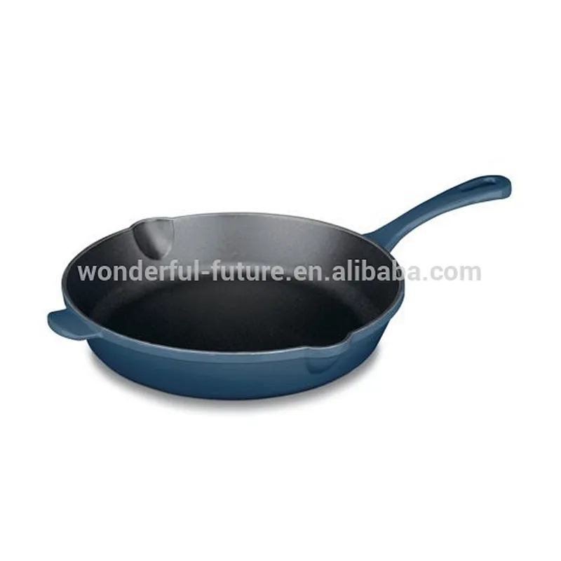 cast iron preseasoned fry pan,cast iron enamel round frying pan