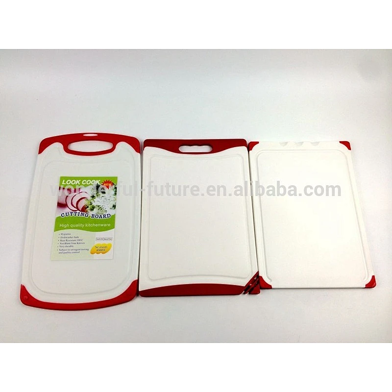 Schneidbrett,PP board,The antibacterial PP chopping board,TPR antiskid chopping board