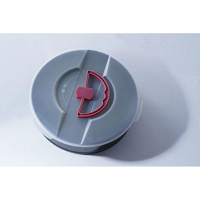 Custom portable design durable high temperature resistance carbon steel non stick coating cake mold tools round mould with lid