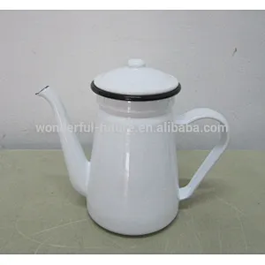 Carbon steel tea pot,carbon steel enamel pitcher, enamel kettle, enamel cookware