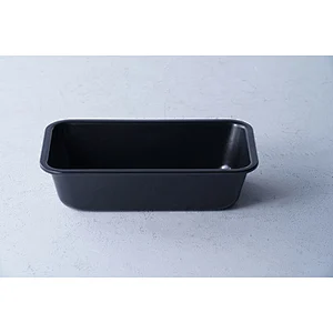 Professional supplier OEM ODM black rectangular oven safe bakeware small carbon steel nonstick baking tray