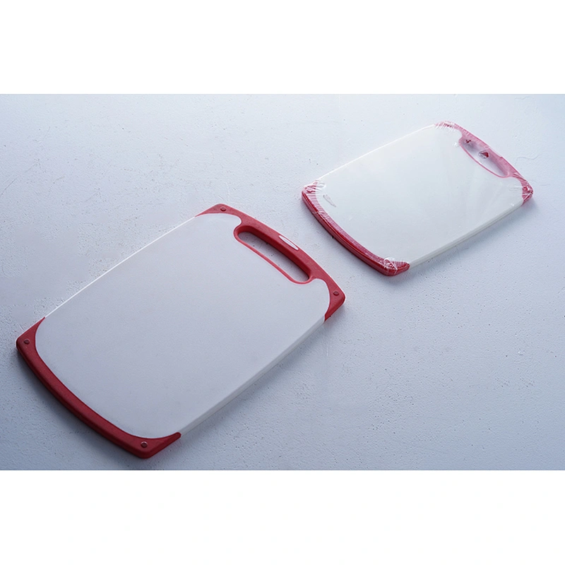 Professional supplier accept custom brand multiple sizes colorful pp cover plastic chopping cutting board for kitchen