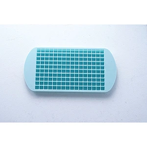 Wholesale OEM high temperature resistance sky blue small cube shape silicone ice chocolate pudding cake baking molds