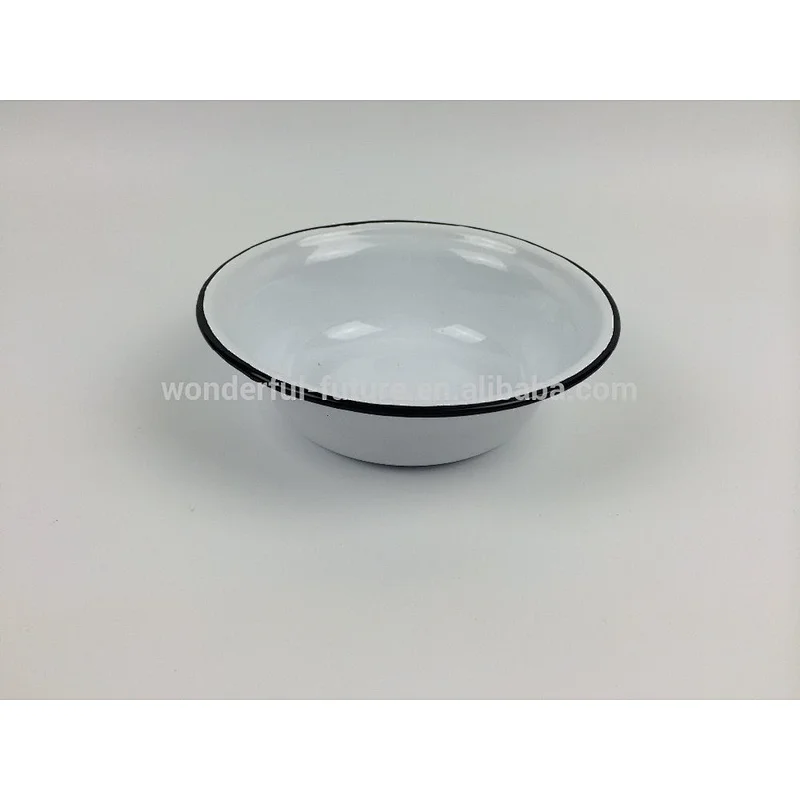 Enameled dishes,Enameled large plates,Carbon steel enameled bowl,Enameled cookware,Enameled tablewares