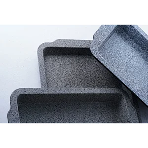 Wholesale household restaurant multiple sizes coloured oven bakeware carbon steel non stick coating baking tray set