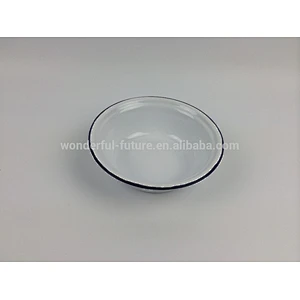 Enameled dishes,Enameled large plates,Carbon steel enameled bowl,Enameled cookware,Enameled tablewares