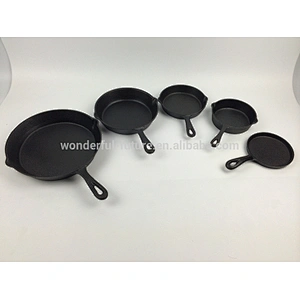 cast iron pan,cast iron preseasoned fry pan, skillet set