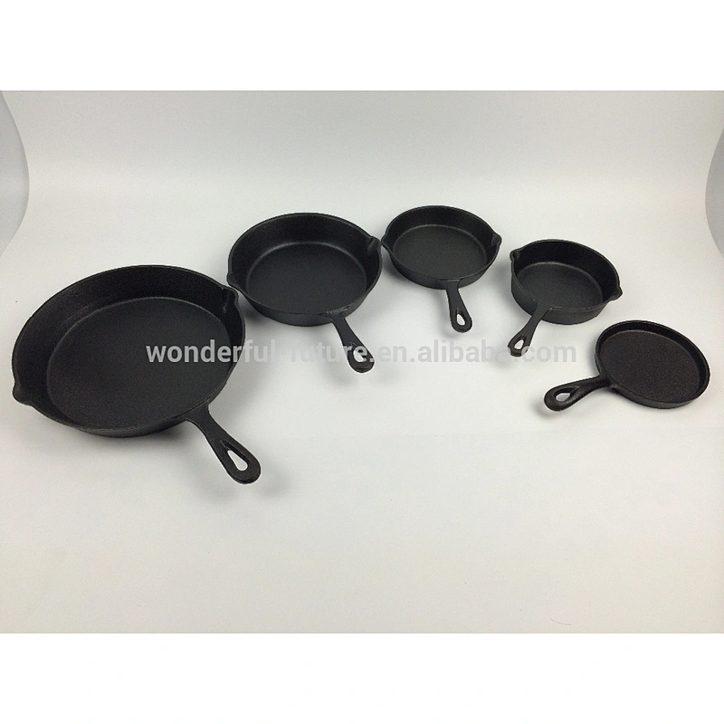 cast iron pan,cast iron preseasoned fry pan, skillet set