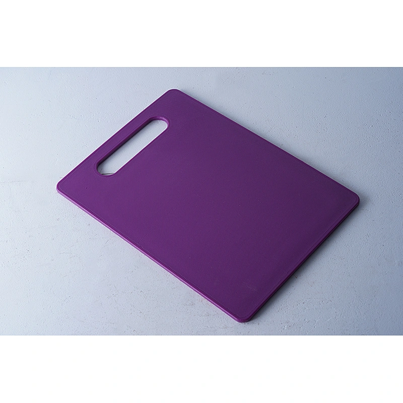 Hot sale OEM household eco-friendly kitchen food grade rectangular purple plastic large cutting board chopping boards