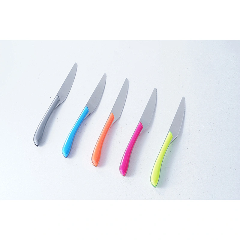 2020 hot sale household decoration dinnerware stainless steel colorful luxury 24pcs cutlery set with package case