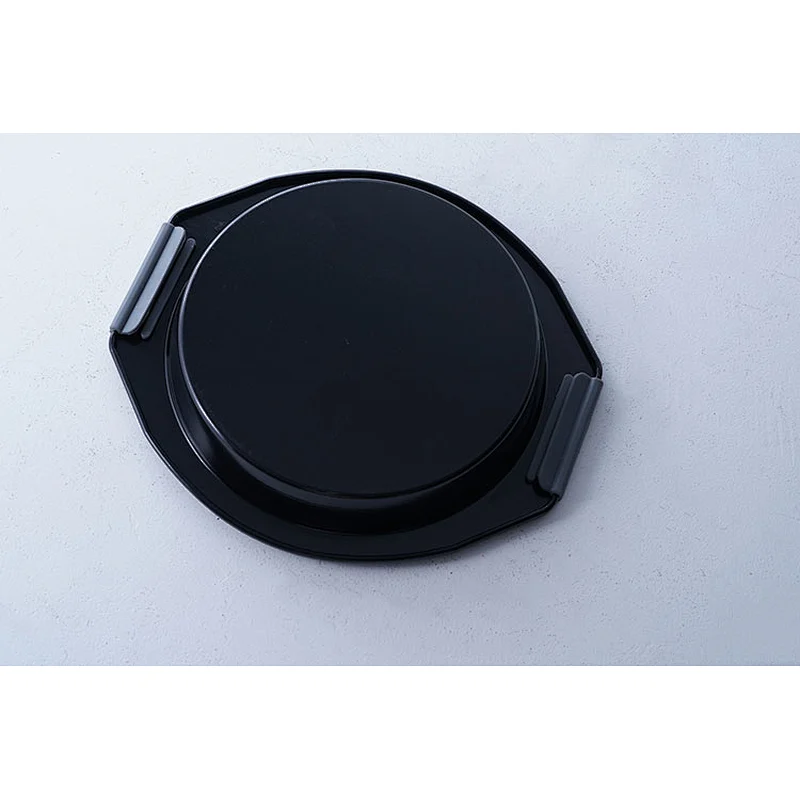 Household commercial round carbon steel non stick coating cake pan mould pie baking mold with two side handles