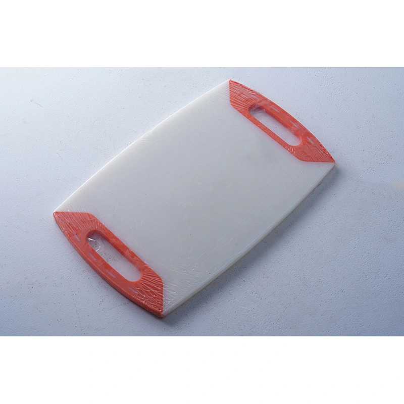 Hot sale classic white rectangular multifunctional plastic meat chopping board cutting board for restaurant
