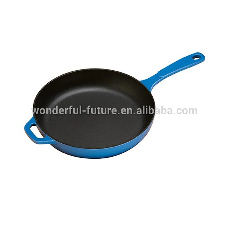 cast iron preseasoned fry pan,cast iron enamel round frying pan