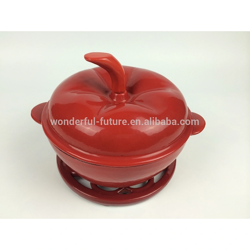 cast iron pot,cast iron enamel hot pot,cast iron cheese fondue set,soup stock pots,min cheese fondue set