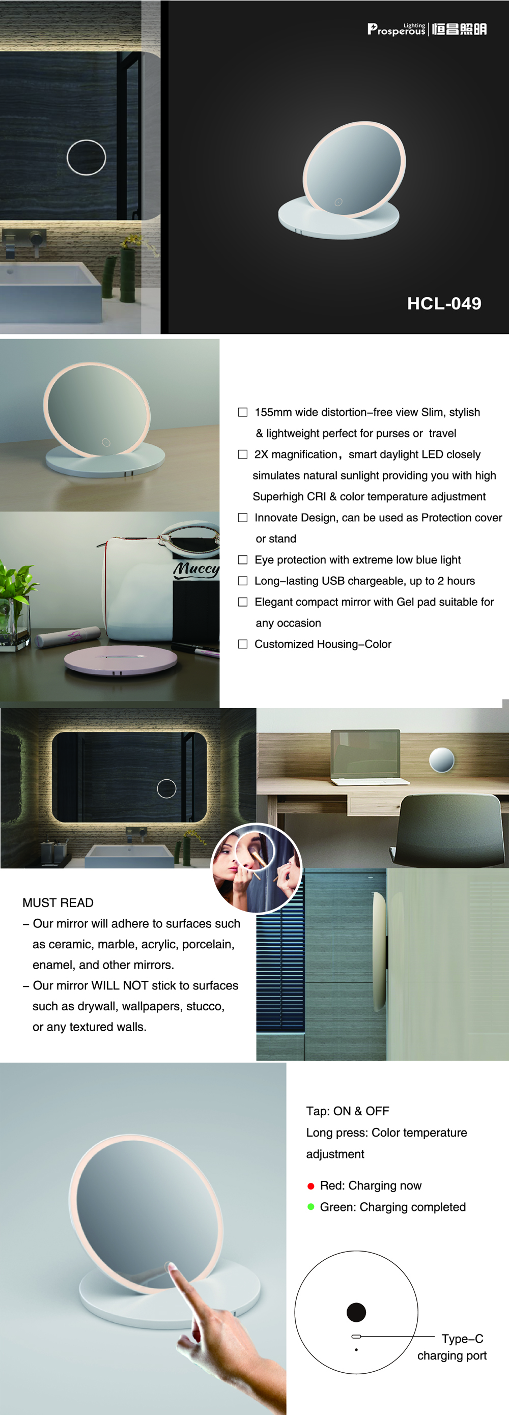 Round Led Bathroom Mirror supplier