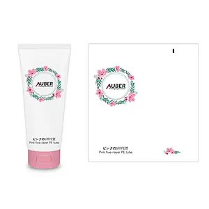 Pink little fllowers five layer PE tube