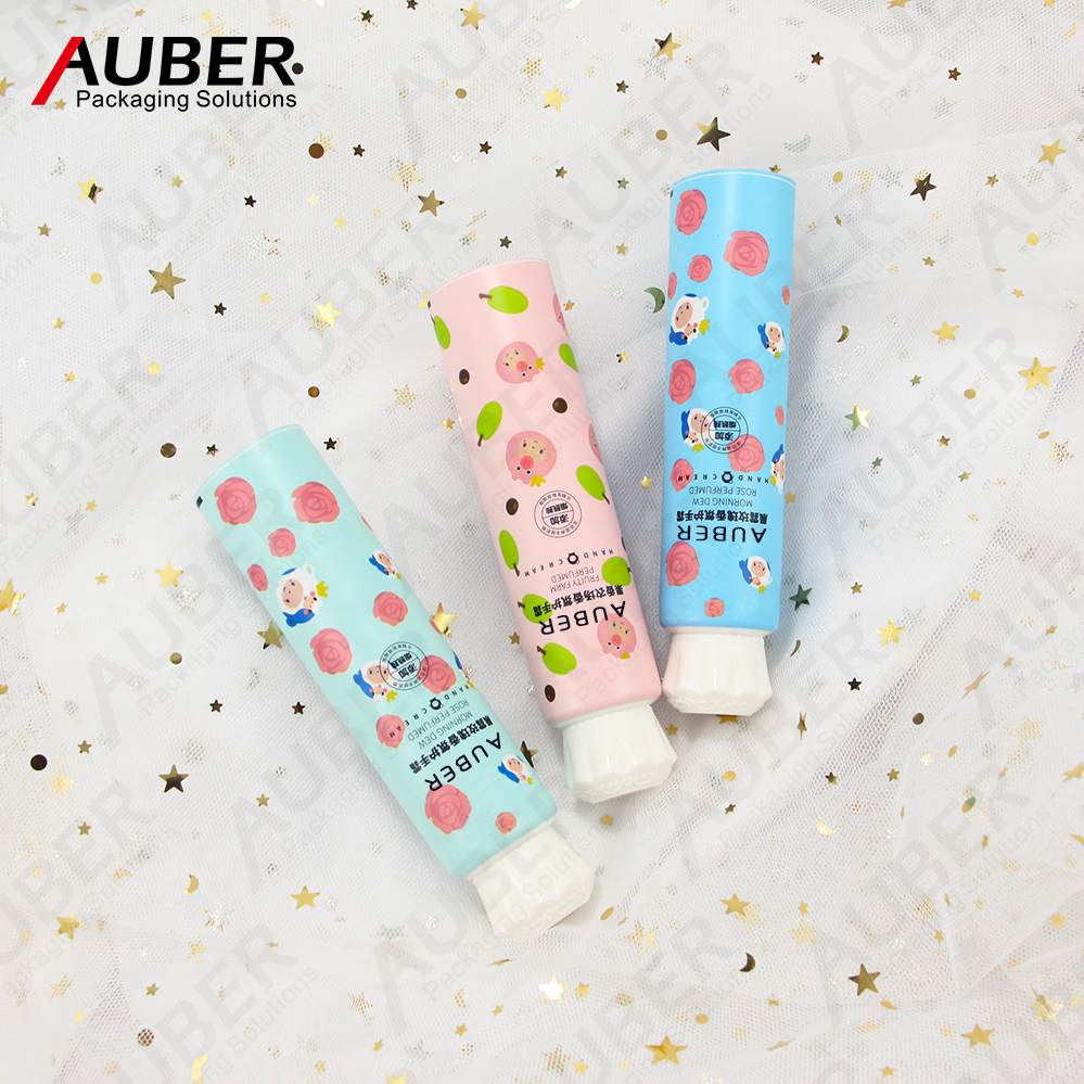 Rose full page printing ABL tube with screw on cap