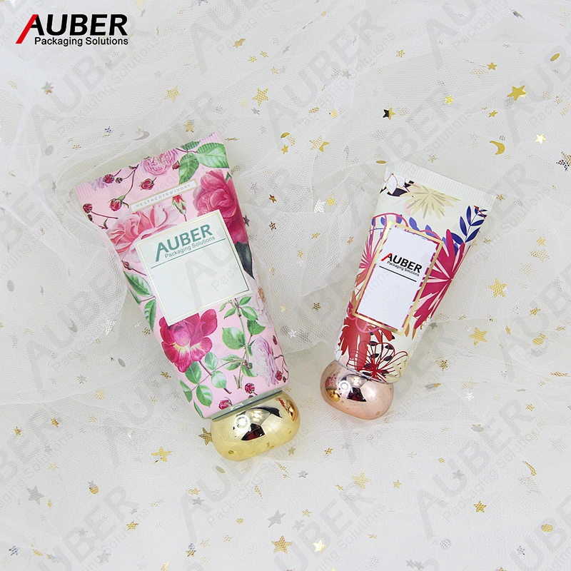 Colorful flower ABL tube with gold metalized cap