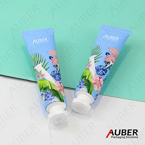 CMYK printing Aluminum laminated tube with octagonal cap