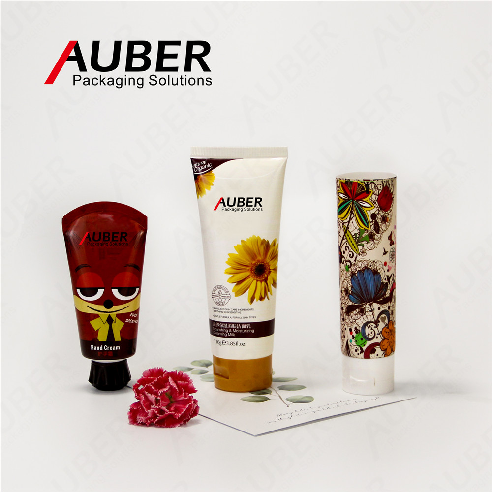Retro style plastic laminated tube packaging for cosmetics