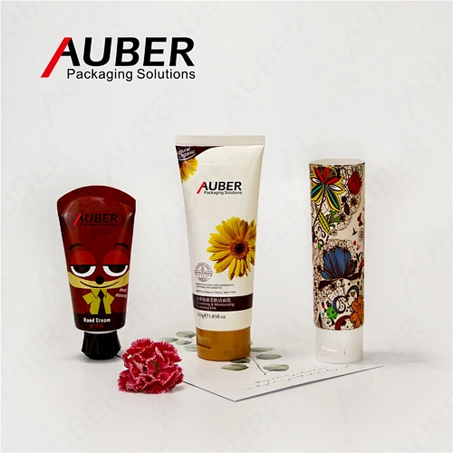 Retro style plastic laminated tube packaging for cosmetics